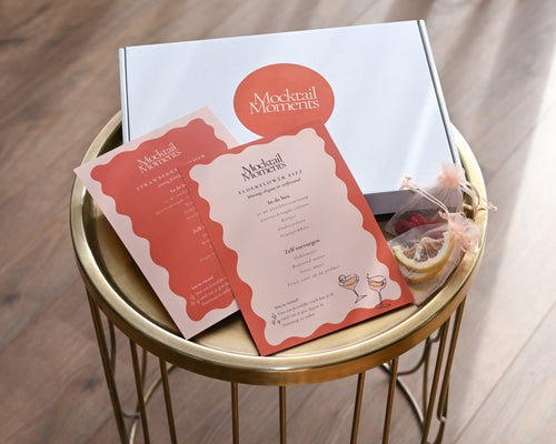 Mocktail Moments Box: Elderflower Fizz & Strawberry Summer
